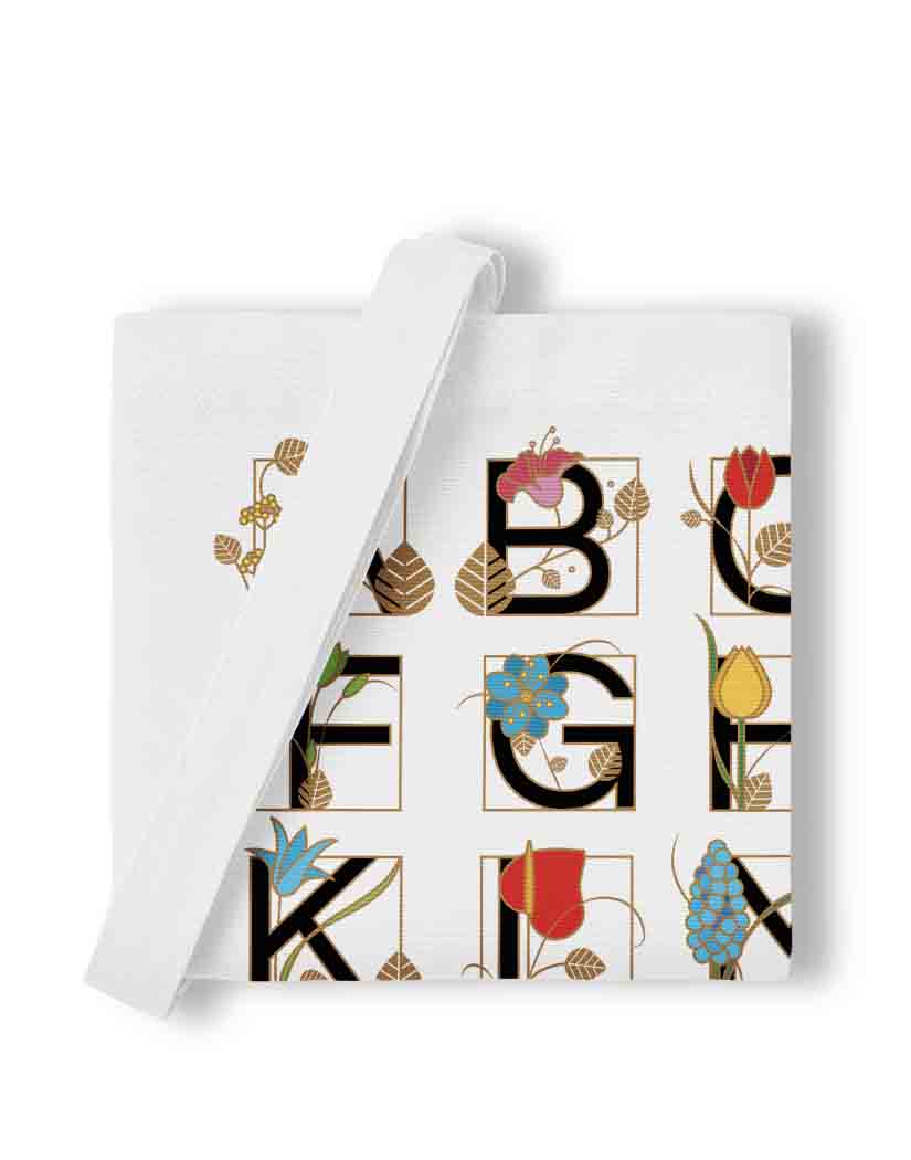 Spring Alphabet Tote Bag