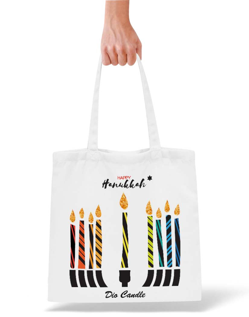 Happy Hanukkah Tote Bag