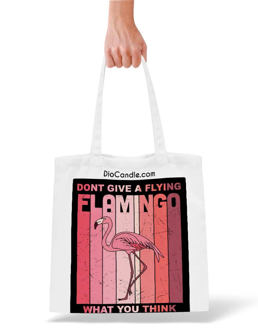 Flying Flamingo Tote Bag