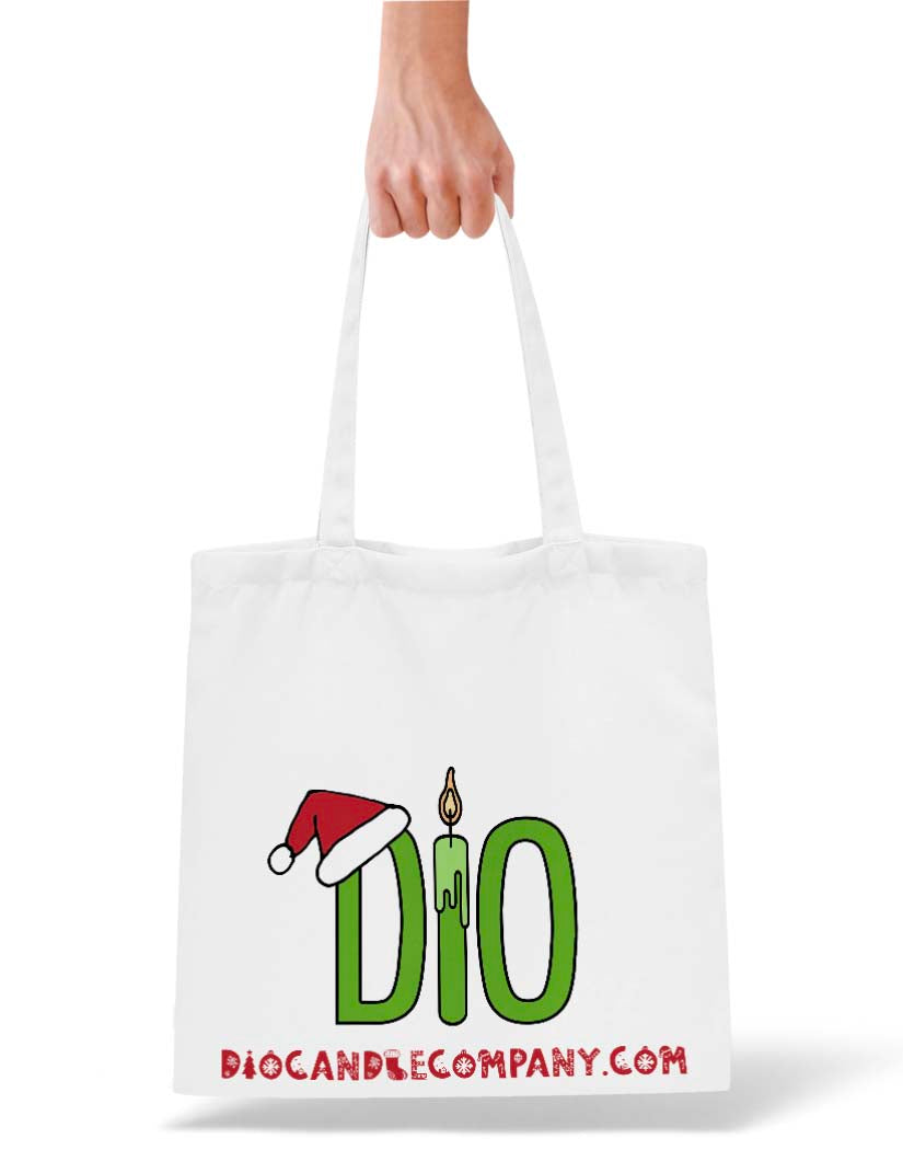 Dio Logo Festive Tote Bag