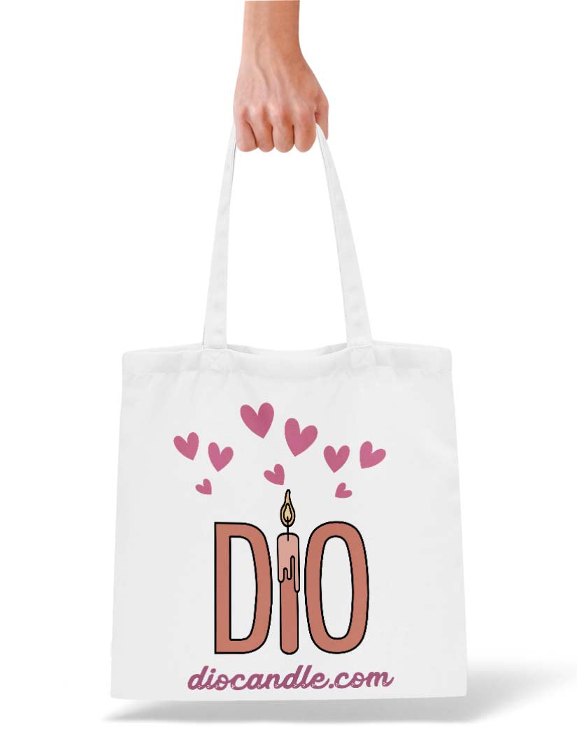 Dio Logo Valentine's Day Tote Bag