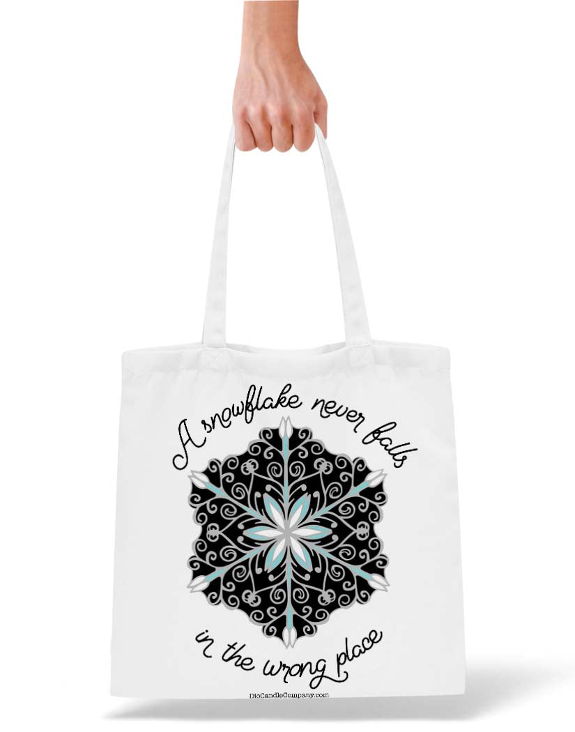 Snowflake Tote Bag