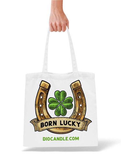 Born Lucky Shamrock Tote Bag