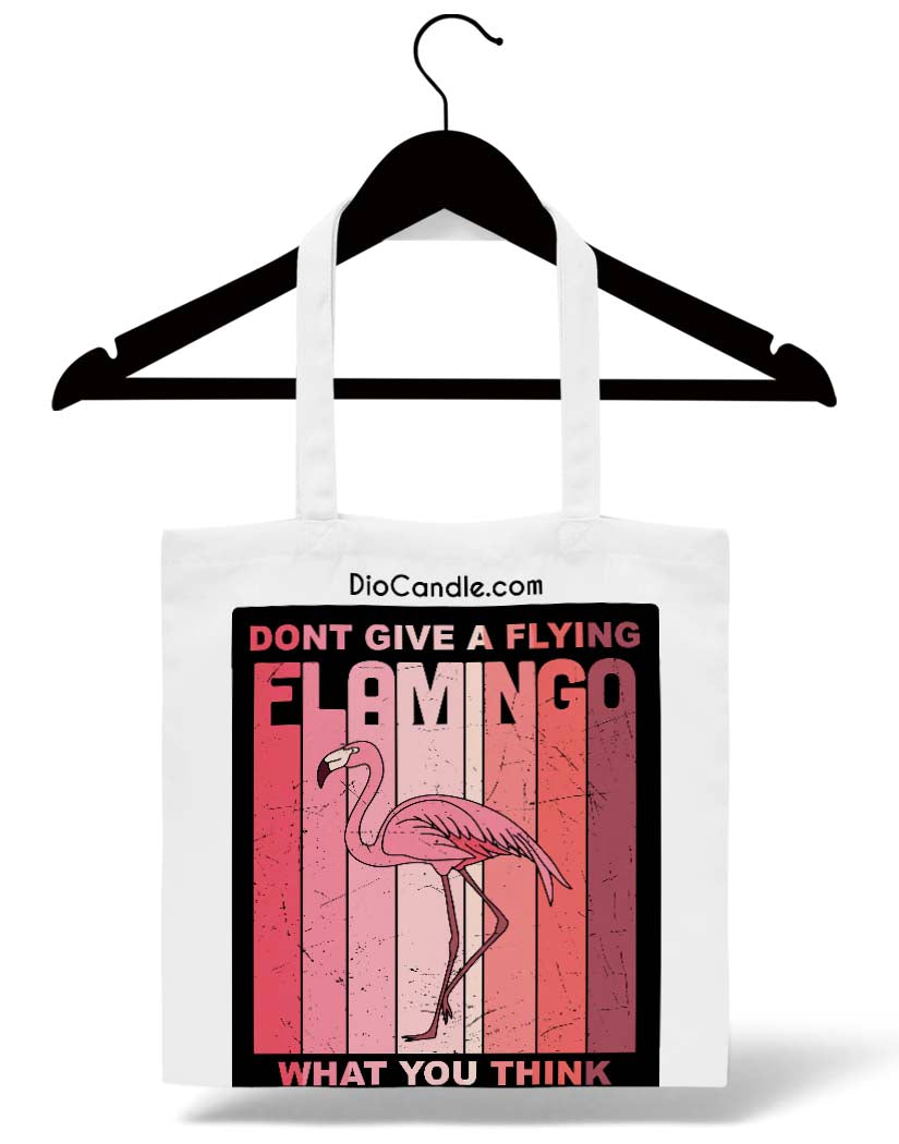 Flying Flamingo Tote Bag