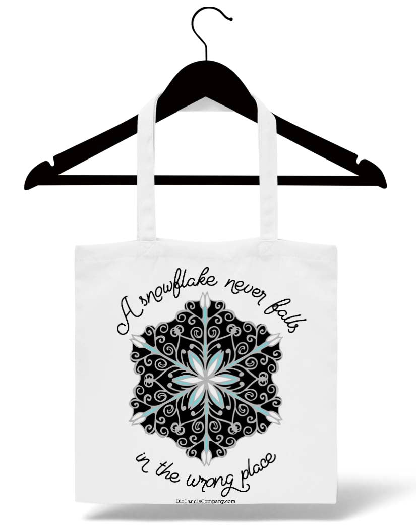 Snowflake Tote Bag