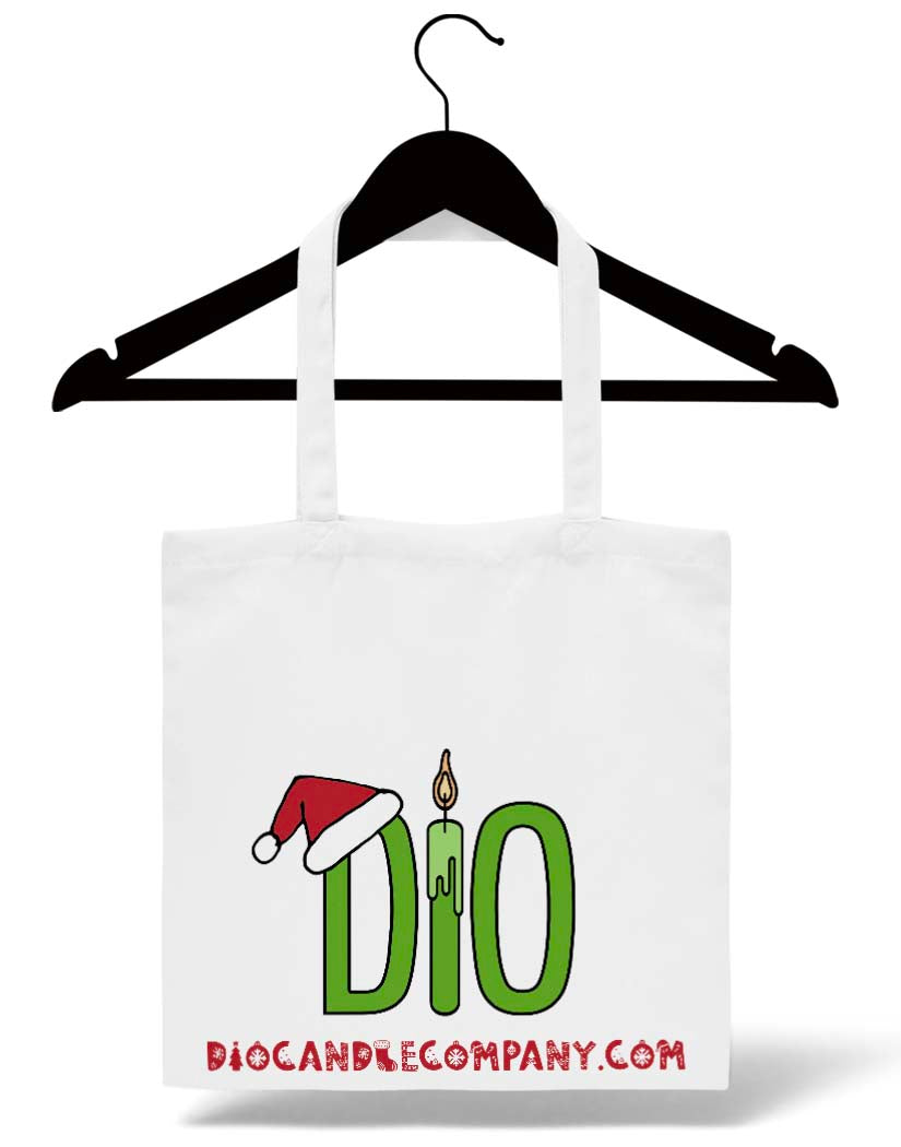 Dio Logo Festive Tote Bag