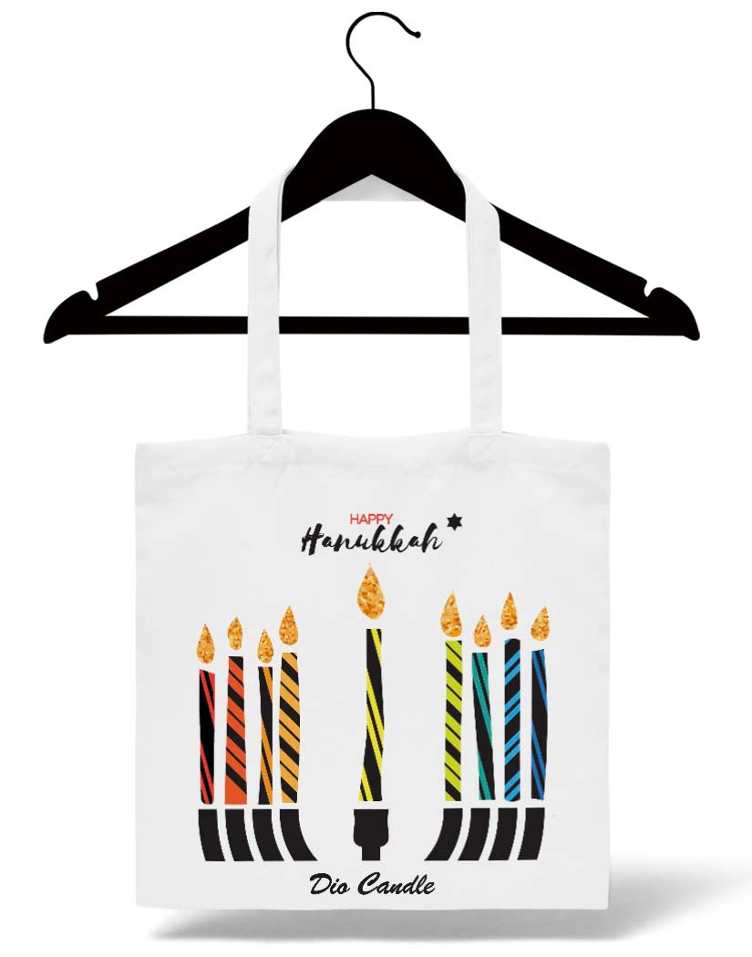 Happy Hanukkah Tote Bag