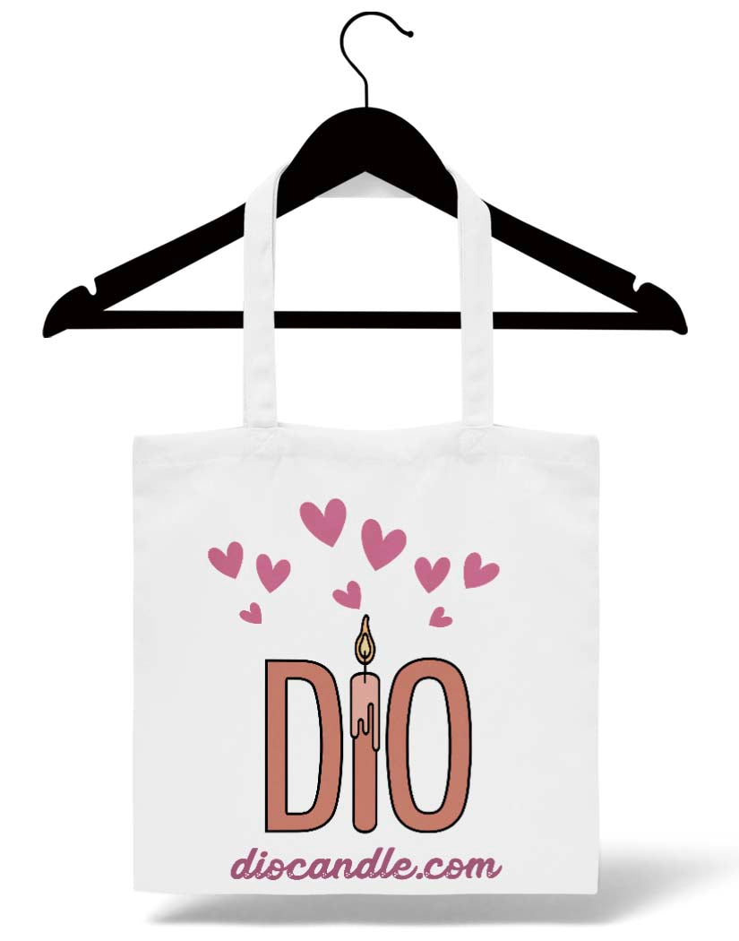 Dio Logo Valentine's Day Tote Bag