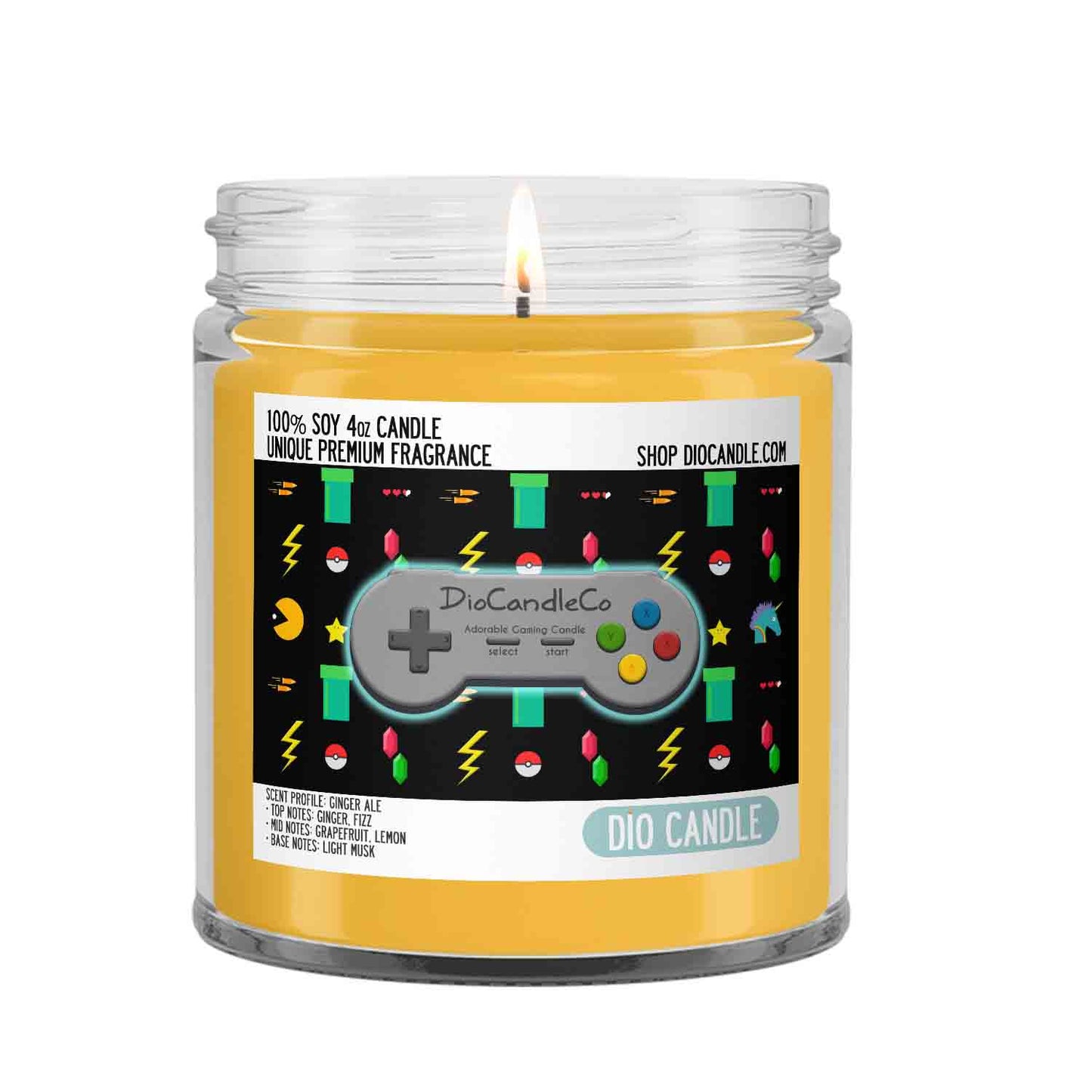 Personalized Gamer Tag Candle