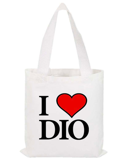 I Love Dio Tote Bag