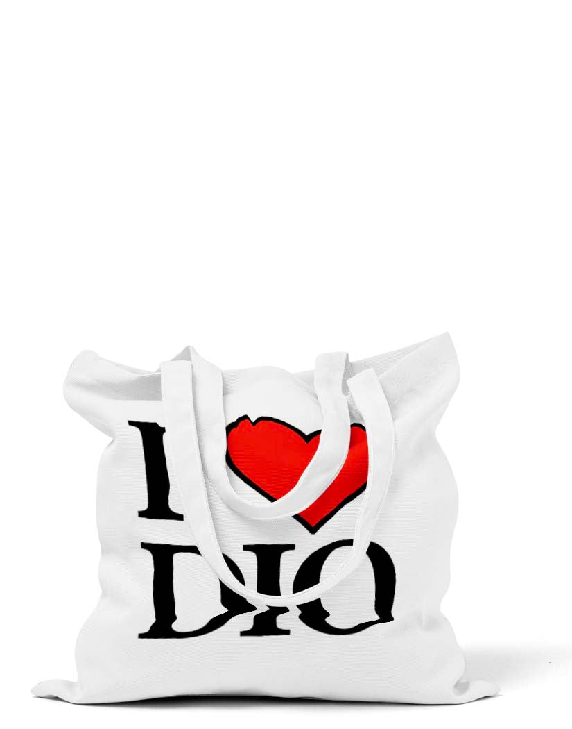 I Love Dio Tote Bag