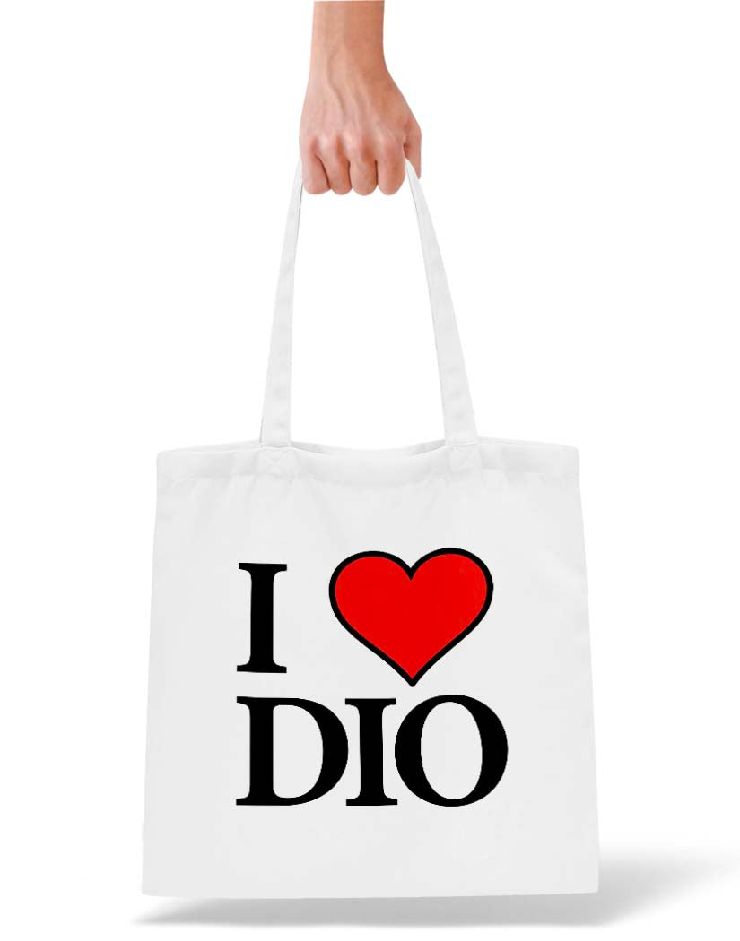 I Love Dio Tote Bag