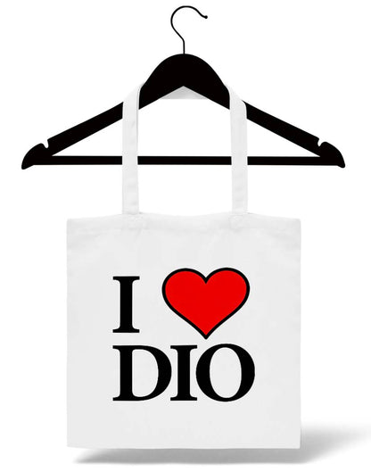 I Love Dio Tote Bag