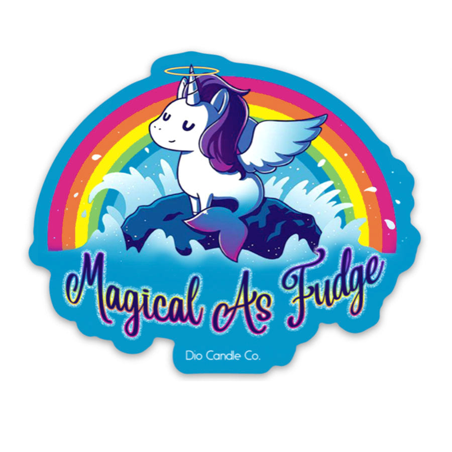 Magical As Fudge Window Cling Not Scented - Dio Candle Company