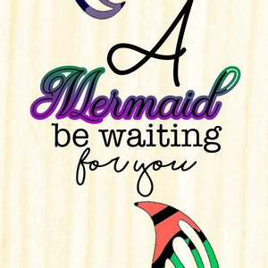 Double Sided Mermaid Aspen Wood Bookmark Double Sided Printed Adorable Bookmarks Scented - Dio Candle Company