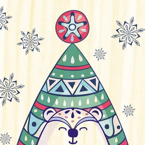 Double Sided White Christmas Aspen Wood Bookmark Double Sided Printed Adorable Bookmarks Scented - Dio Candle Company